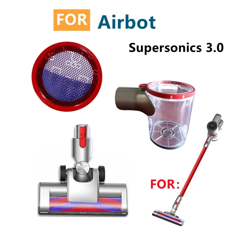 อุปกรณ์เสริม ของแท้ หัวแปรงกรองฝุ่น HEPA สําหรับเครื่องดูดฝุ่นสุญญากาศ Airbot Supersonics 3.0