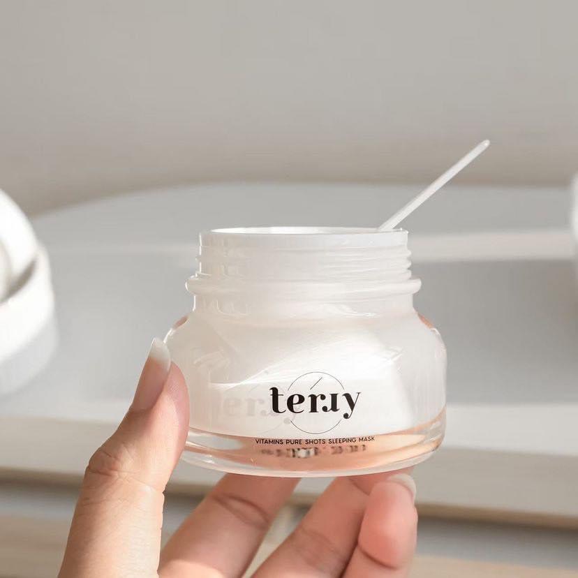 1แถม1 พร้อมส่ง Terry Sleeping Mask วิตามินอาหารผิวแถมเซรั่มอินครีม เธอร