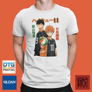 เสื้อยืดสําหรับผู้ชาย♗O.Haikyuu210P Haikyuu อะนิเมะ DTG พิมพ์เสื้อยืดกราฟิกสําหรับผู้ชาย / Unis sJY