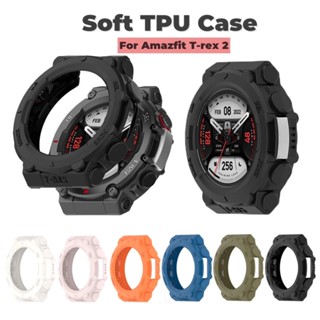 เคส TPU นิ่ม สําหรับ Huami Amazfit T-rex 2 ตัวป้องกันหน้าจอนาฬิกา แบบบาง