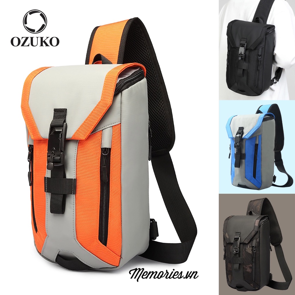 กระเป๋าแฟชั่นแท้ OZUKO Messenger Bag สําหรับกล้องและโทรศัพท์ - Travel Crossbody Backpack, กันน้ํา