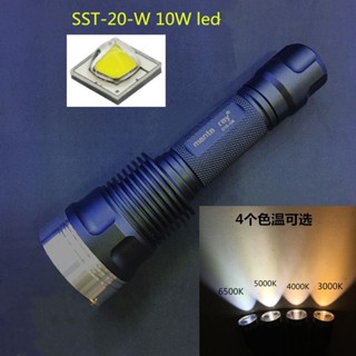 Mantaray C12 ไฟฉาย พร้อม Luminus SST20 LED 1300LM สําหรับตั้งแคมป์ เดินป่า