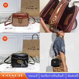 Coach 93846 กระเป๋าสะพายไหล่ผู้หญิงกระเป๋าซิปคู่k