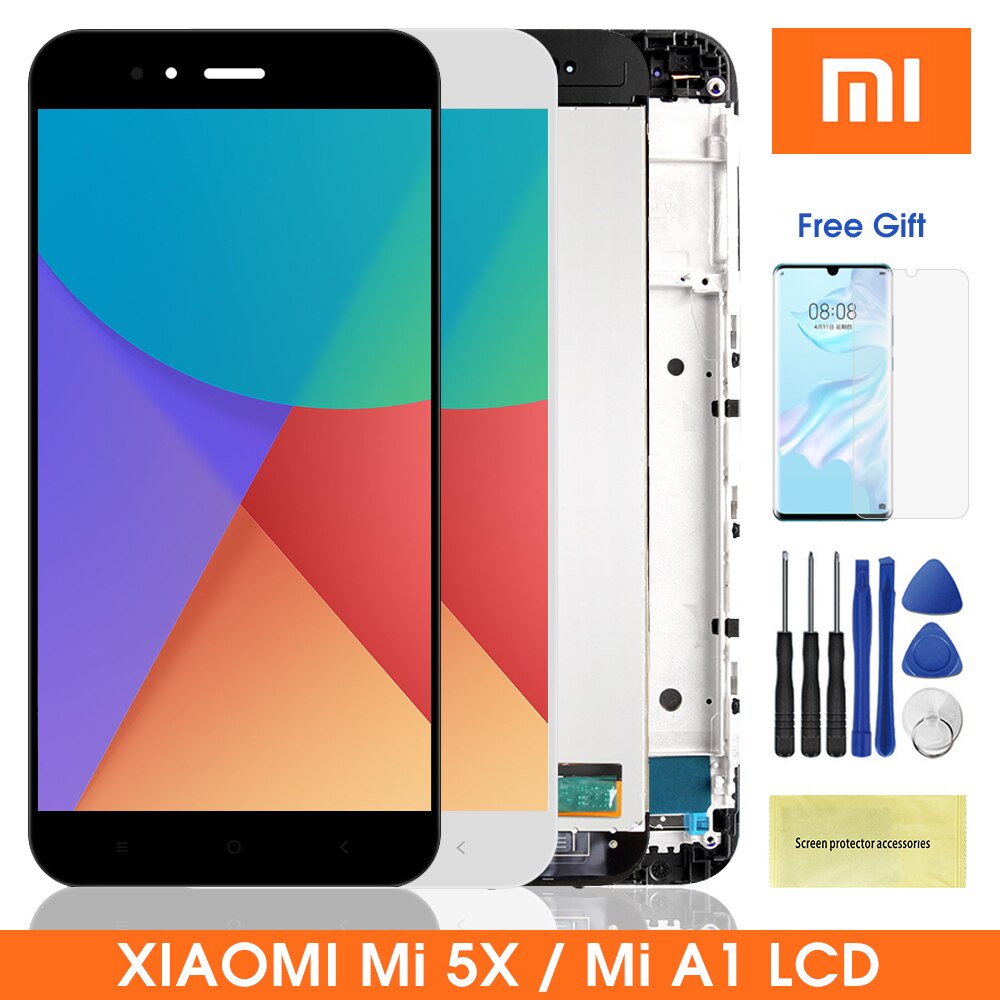 5.5'' Mia1 แผงหน้าจอสัมผัสดิจิทัล LCD สําหรับ Xiaomi MiA1 Mi A1 Xiaomi Mi A1 Mi5X
