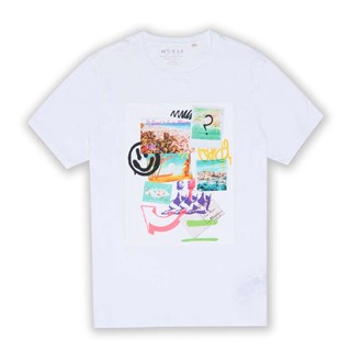 Tee เสื้อแฟชั่นผญ แสงแดด /เดาฤดูใบไม้ผลิใหม่ผู้ชายสีทึบแฟชั่นพิมพ์แขนสั้นเสื้อยืด- m91391k75rk ACw