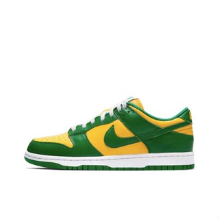 【พร้อมส่ง ของแท้ 100%】Nike Dunk Low Brazilผ้าใบ รองเท้าวิ่ง