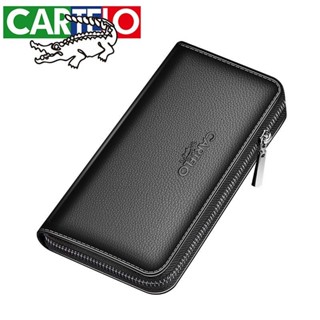 Hot sale！กระเป๋าผ้า New Men s Handbags New Business Long Wallets Fashion Men s Clutches Simple Clutch Bags Versatile Mob