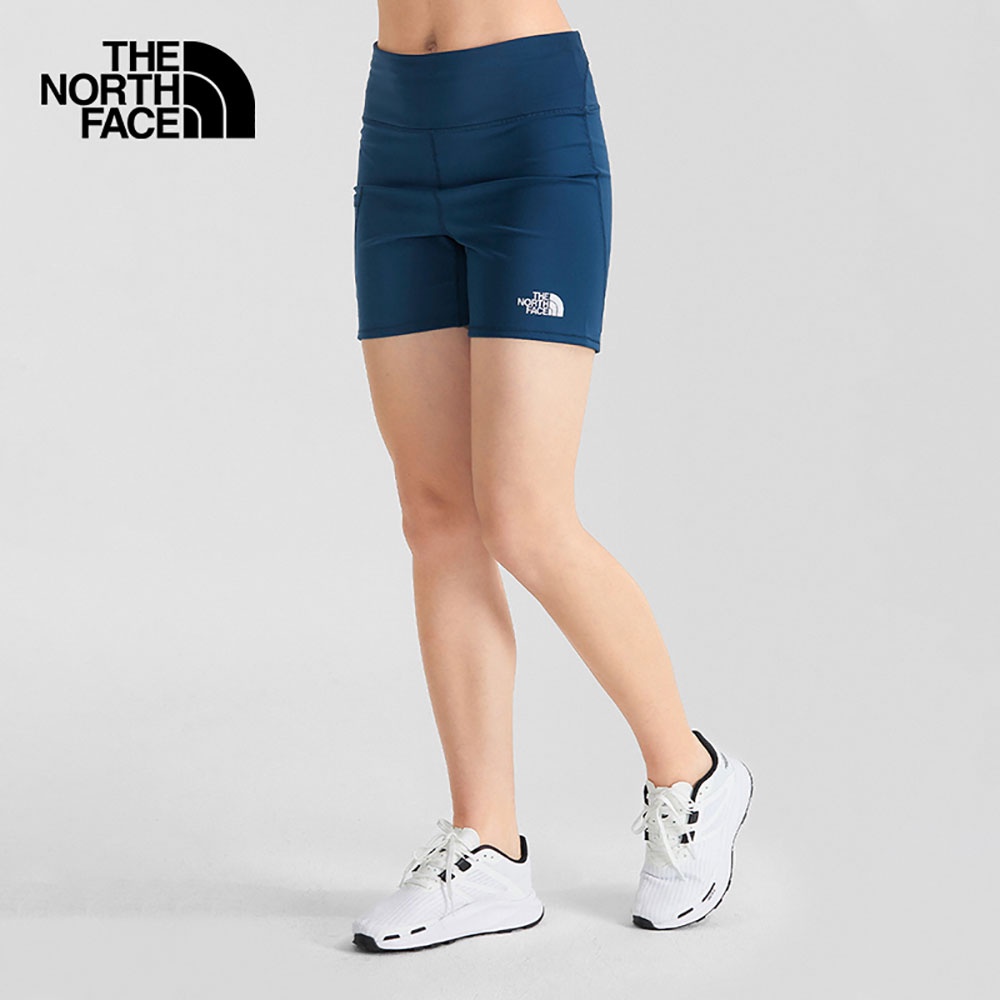 THE NORTH FACE W MOVMYNT 5" TIGHT SHORT - SHADY BLUE กางเกงขาสั้น ผู้หญิง