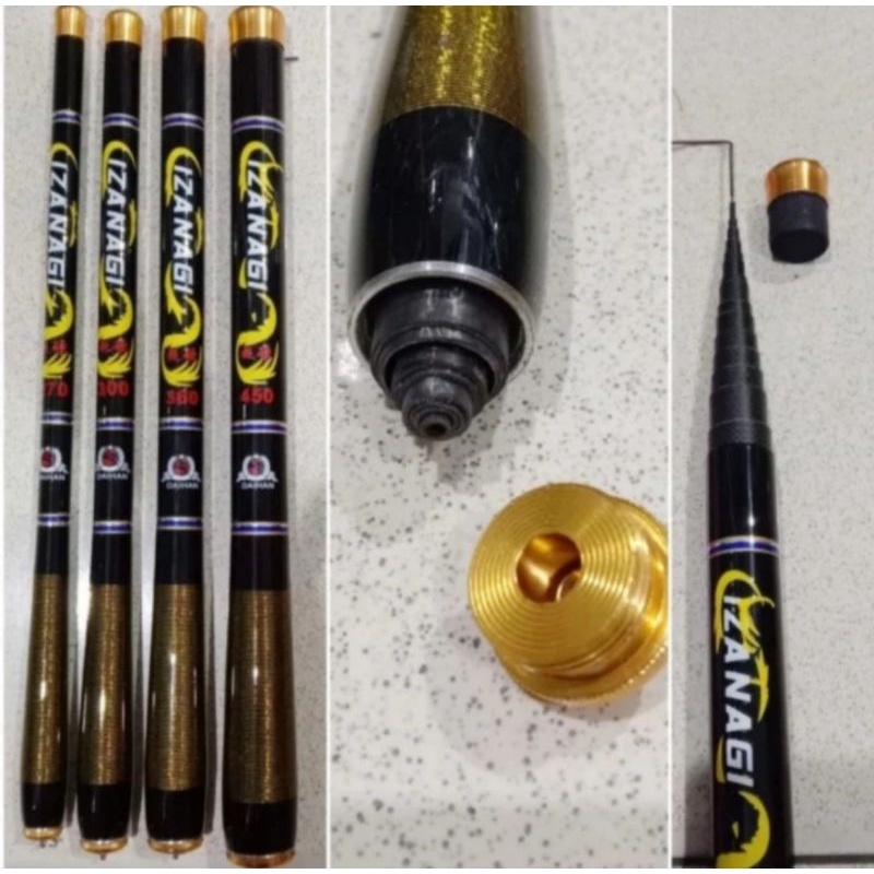 DAIHAN IZANAGI SHORT SECTION ROD 270/300/360/450 ... คาร์บอน