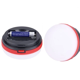 โคมไฟเต็นท์ LED ไฟเต็นท์ LED โคมไฟพกพา ไฟแคมป์ปิ้ง ไฟซาลาเปา แบบชาร์จ 1800 mAh สีวอร์มไวท์ สามารถปรับได้3 โหมด