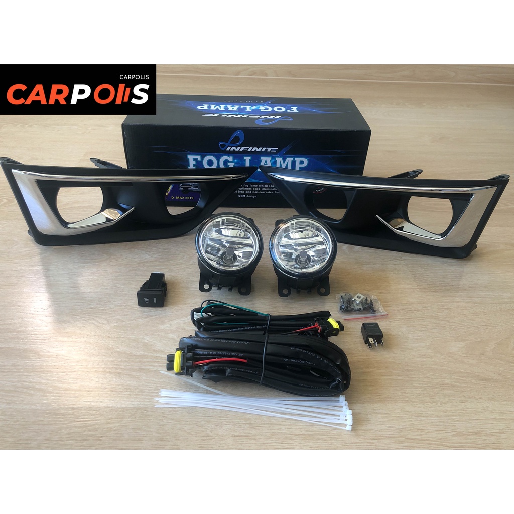 ไฟตัดหมอกดีแม็ก 2019 2020 2021 D-MAX DMAX D MAX ปี2019-2021 LED SPARK spotlight สปอร์ตไลท์ foglamp sportlight