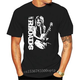 Tee - ผู้ชายเสื้อยืดแฟชั่นฤดูร้อนใหม่วัยรุ่น O-Neck ท็อปส์ซูทีเสื้อ Randy Rhoads เสื้อยืดลําลองเสื้