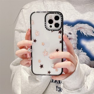 Casetify เคสโทรศัพท์มือถือ พลาสติก TPU อะคริลิค กันกระแทก ลายตัวอักษร Lucky Star มีลายด้านข้าง สําหรับ iPhone 14 Pro MAX 14 Plus 13 Pro MAX 12 Pro MAX 11