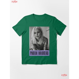 New Phoebe Bridgers Essential T-Shirt เสื้อยืด ดพิมพ์ลาย ดผ้าเด้ง คอกลม cotton ความนิยม discount เสื้อยืดผู้ชายและผู้หญิ