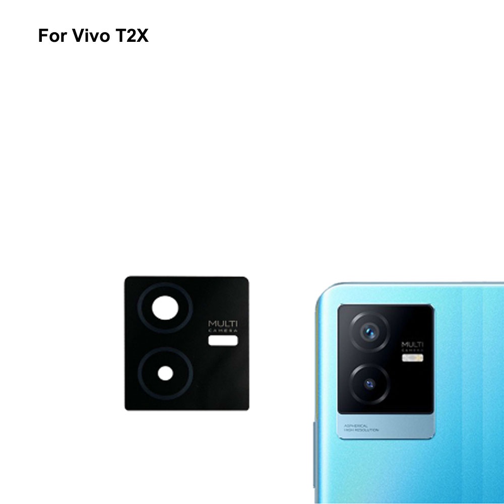 ทดสอบใหม่สําหรับ Vivo T2X เลนส์กล้องด้านหลังสําหรับ Vivo T 2X ซ่อมอะไหล่เปลี่ยน