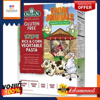 (แพ็ค2)Ogran Gluten Free Kids Rice &amp; Corn Vegetable Pasta 200g/Ogran Gluten Free Kids ข้าวและพาสต้าผักข้าวโพด 200g(Pack