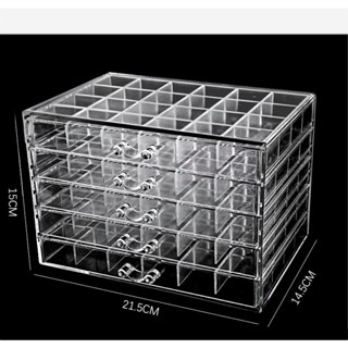 กล่องใส่อะไหล่แต่งเล็บ 5 ชั้น 120 ช่อง สะดวกมากในการใช้งาน