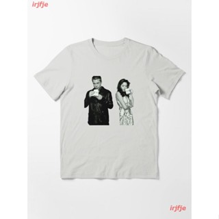 New Mr &amp; Mrs Smith Essential T-Shirt ผู้หญิง ดพิมพ์ลาย เสื้อยืดผ้าฝ้าย คอกลม cotton แฟชั่น sale Unisex