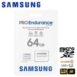 Samsung 64GB PRO Endurance Micro SDXC With Adapter