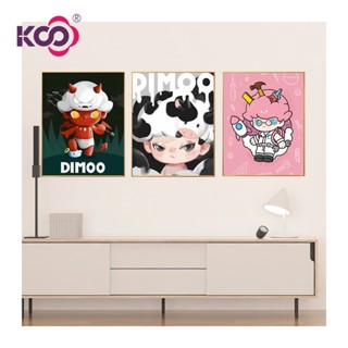 【KS】ภาพวาดปักเพชร ลาย PoP Mart 5D น่ารัก ขนาด 30x40 ซม. 40x50 ซม. สําหรับเด็ก และเพื่อน ตกแต่งบ้าน DIY