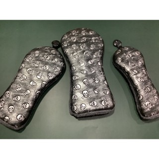 Golf cover ที่ครอบหัวไม้กอล์ฟ Skulls Grey color