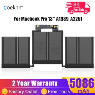 Coeknn A1964 Laptop Battery For Apple Macbook Pro 13&amp;quot; A1989(Mid 2018/2019) A2251(2020) EMC3214 EMC3358 020-02497 MR