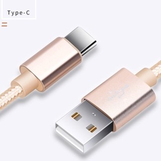 สายชาร์จ สายถัก สายชาร์จ 2m ของแท้100% Speed Charger For-iPhone micro usb type-c