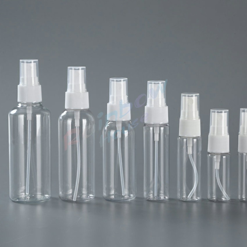 Rainbow ขวดสเปรย์ สีใส ขวดใส่สเปรย์พกพา ขวดสเปรย์น้ำหอม มี ขนาด 30 50 100 มล  Transparent spray bottle