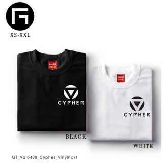 เสื้อยืดกราฟิก MNL Valorant Agent 408 Cypher เสื้อเชิ้ตแบบกําหนดเองเสื้อยืด Unisex สําหรับผู้หญ YR0