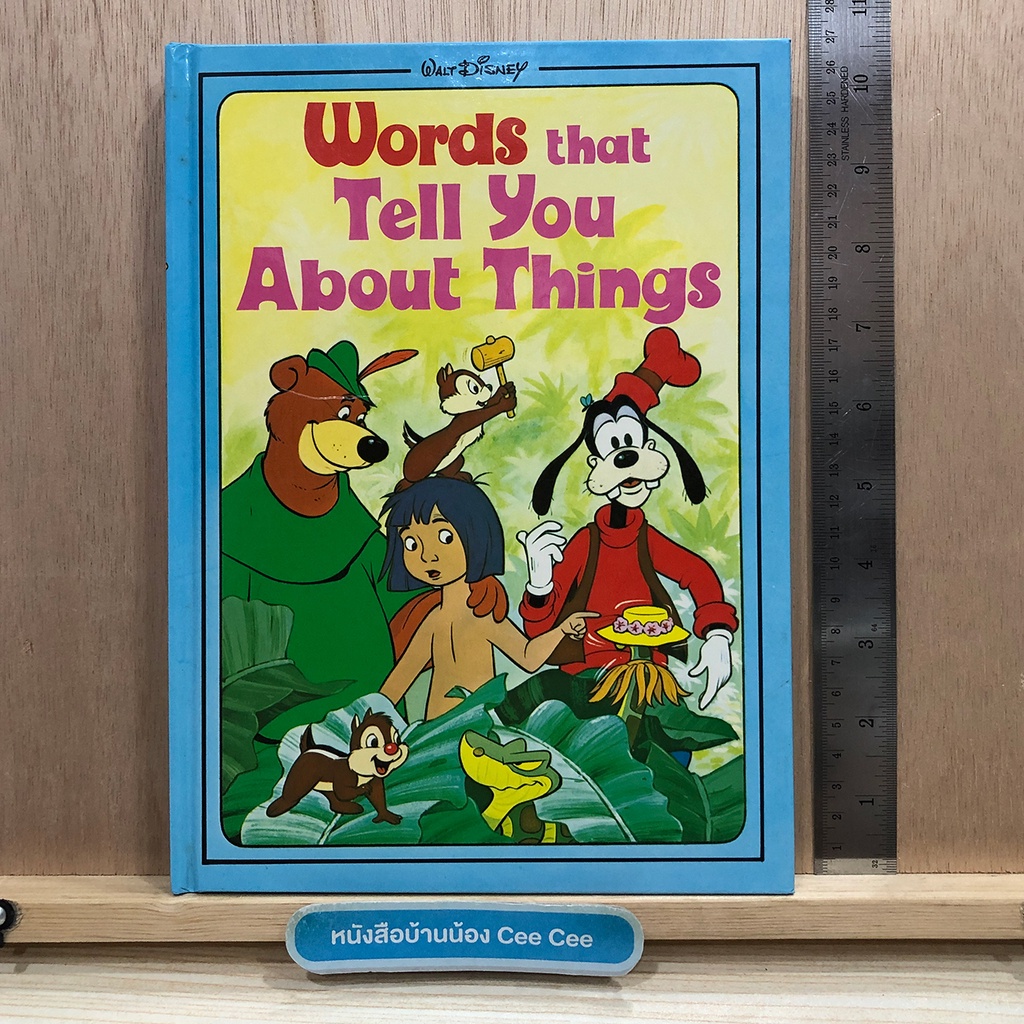 หนังสือภาษาอังกฤษ ปกแข็ง 4 เล่ม Walt Disney- Words that Name Things ...