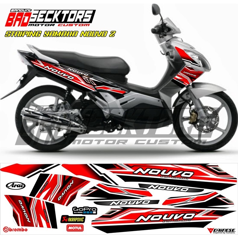 COOL YAMAHA NOUVO Z STRIPING