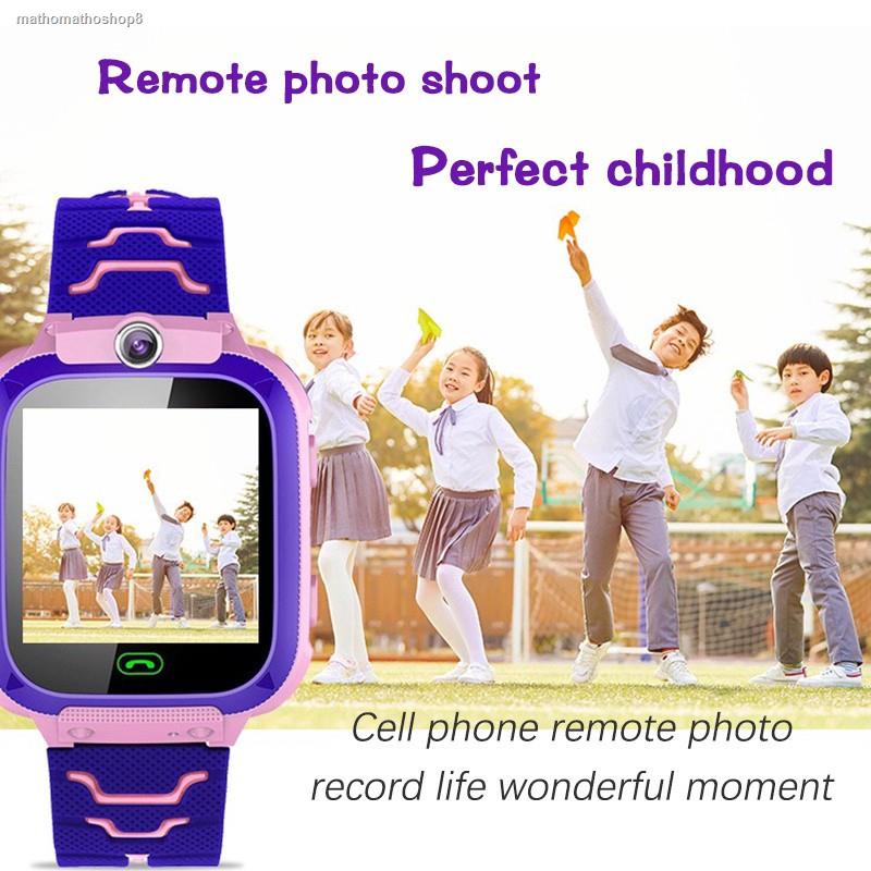 จัดส่งเฉพาะจุด จัดส่งในกรุงเทพฯนาฬิกาเด็ก รุ่น Q19 เมนูไทย ใส่ซิมได้ โทรได้ พร้อมระบบ GPS ติดตามตำแหน่ง Kid Smart Watch