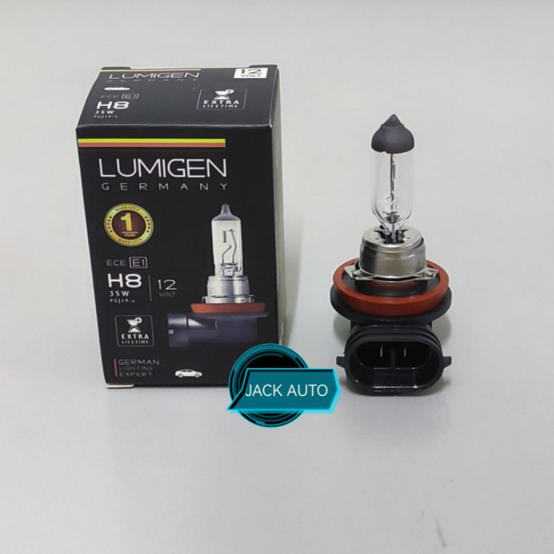 LUMIGEN BULB H8 12V 35W สินค้า GERMANY (ราคา 1 ชิ้น)