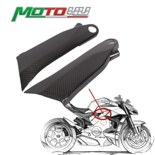 For Ducati Streetfighter V4 V4S V4R 2020 2021 Real Carbon Fiber  Frame Covers 1 Pair Side Panels Fairing Motorcycle Acce