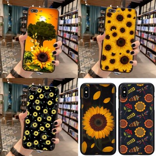 เคสโทรศัพท์มือถือ ลายดอกทานตะวัน สําหรับ iphone 5 5S 6 6S 7 8 Plus X XS Max XR SE 2016 2020 91Mia