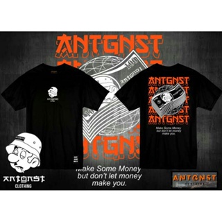 เสื้อยืดสําหรับผู้ชาย✴M.MONEY GAME เสื้อผ้า Antgnst/เสื้อยืดใหม่/เสื้อยืดยอดนิยม/เสื้อยืดอินเทร Y?s