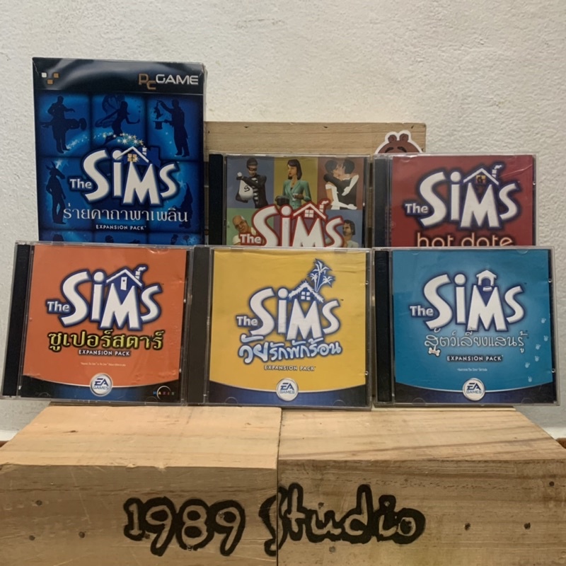 เกม The sims1 แผ่นเกม Pc ของแท้ มือ2 Set Sims1