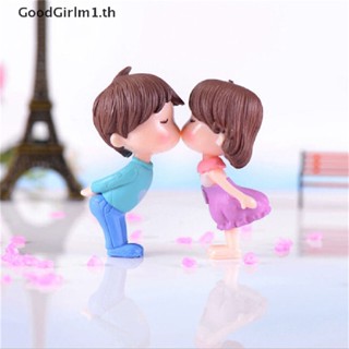 Goodgirlm1 โนมคู่รัก ขนาดเล็ก สําหรับตกแต่งสวนขวด 2 ชิ้น