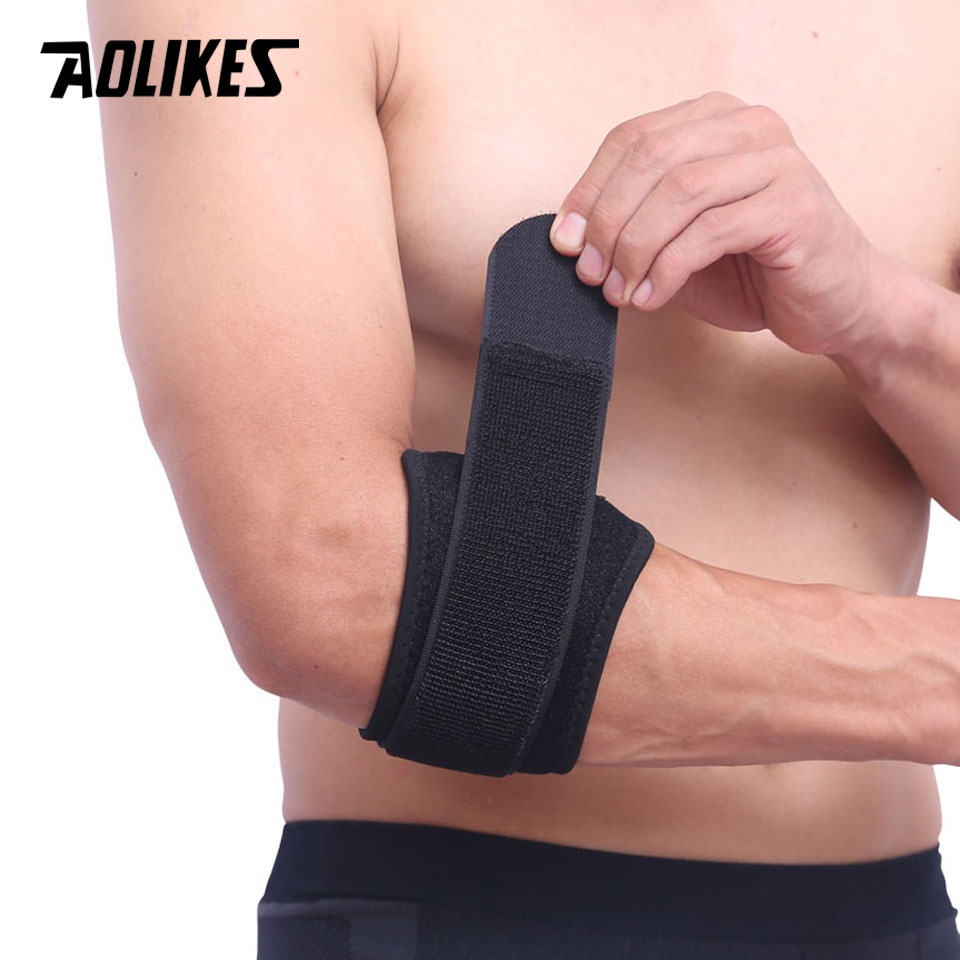 Gtubike ปรับเทนนิสข้อศอกสนับสนุนรั้งฟิตเนสกอล์ฟกีฬาการบีบอัดสายรัดข้อศอกยามแขน