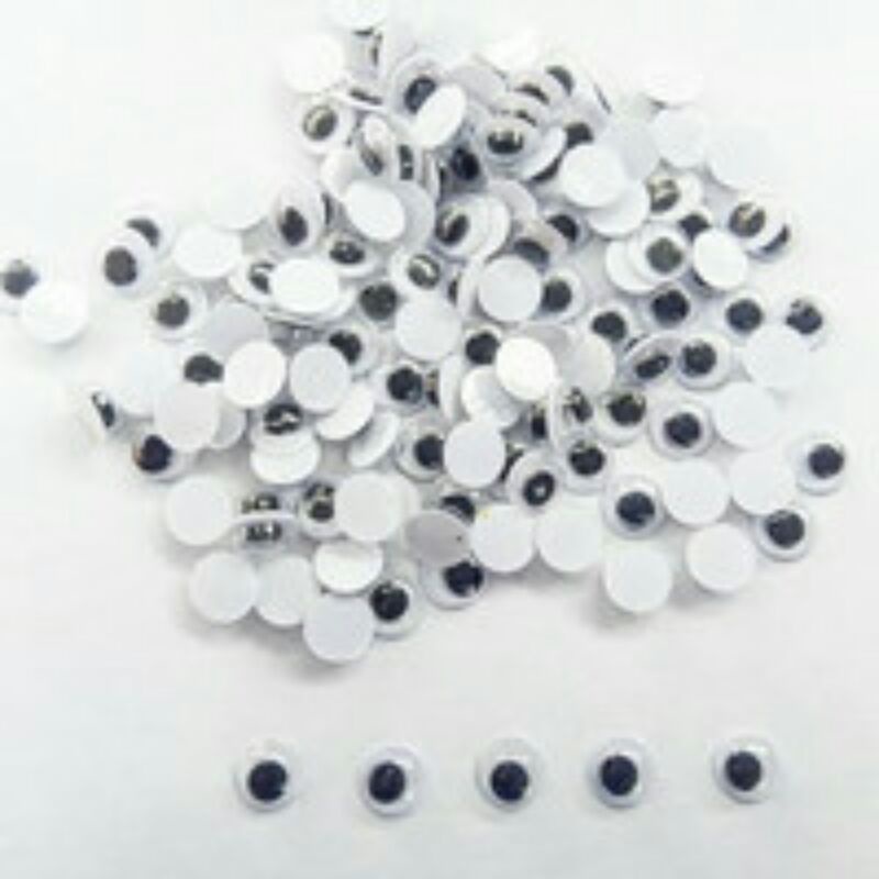 MATA DOLL EYES 1 PACK CONTAINS 30 PCS 8MM/CAT EYES/WALKING EYES/MOVING EYES