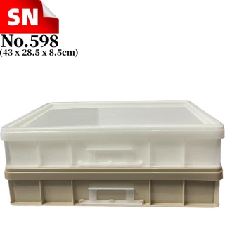 SN dragonware ลังเบเกอรี่ กล่อง+ฝา รุ่น : 598SN ขนาด : 43x28.5x8.5cm