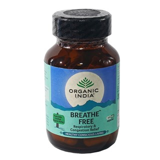 Natural Efe | Organic India Breathe Free - Respiratory &amp; Congestion Relief | 60 Capsules