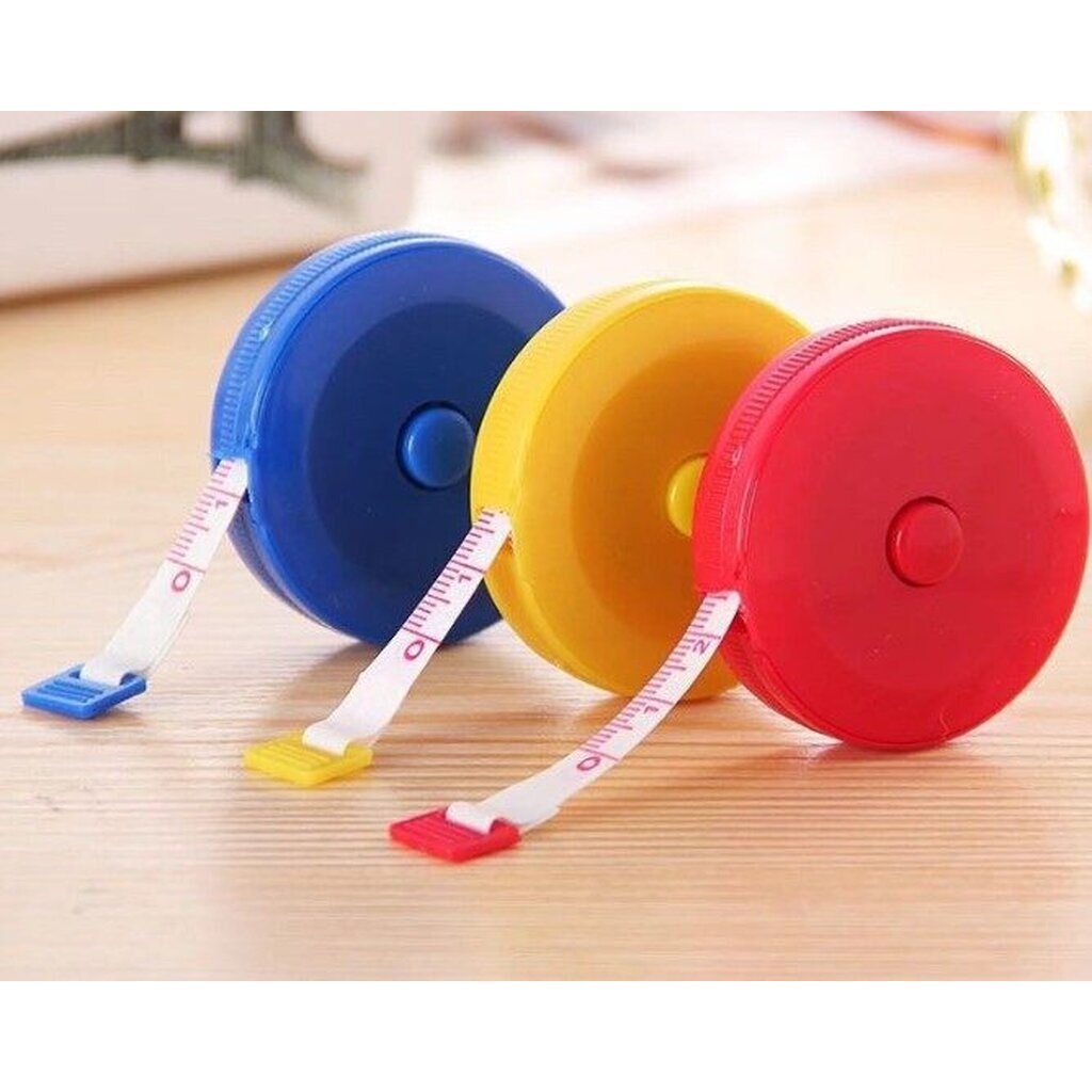 ตลับสายวัดตัว สายวัดเอว ทรงกลม แบบพกพา ม้วนเก็บได้ ยาว 150 ซม./60 นิ้ว - รูปที่ 7