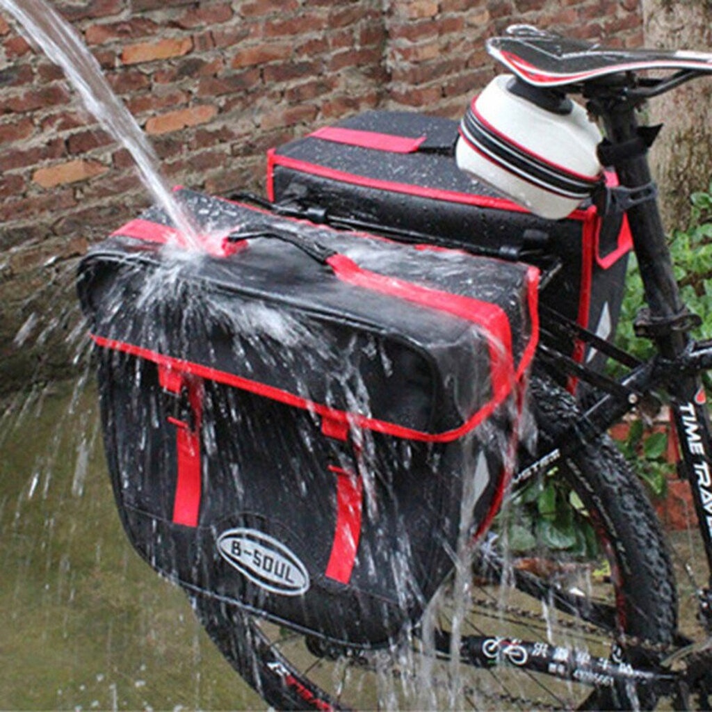 กระเป๋าทัวร์ริ่ง จักรยาน แบบ 2 ใบ ยี่ห้อ B-SOUL !! แถมฟรีผ้ากันฝน