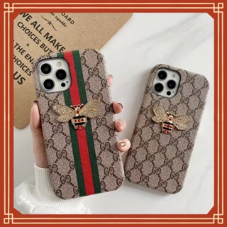 เคส iphone 13 เคสโทรศัพท์มือถือ ลายผึ้ง ประดับเพชร สําหรับ iphone 14 13 xs max xr 12 pro amx 11 pro