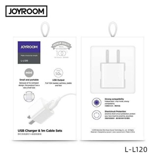 หัวชาร์จ พร้อม สายชาร์จ Micro / Type c / ios Charger mini 1.0A สายชาร์จ JOYROOM  L-L120 ชุดชาร์จ