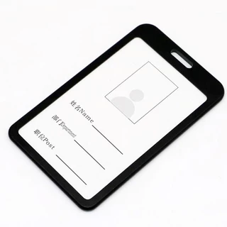 กรอบโลหะใส่บัตร แนวตั้ง สวย เบา ทนทาน มี 5 สีให้เลือก