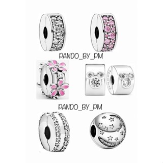 (พร้อมส่ง)ตัวล็อคชาร์ม  Pandora  Clip Charm คลิปชาร์ม Pandora ของเเท้100%