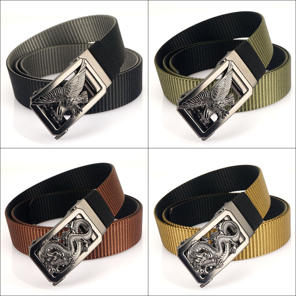 มาใหม่ เข็มขัดผู้ชาย เข็มขัดทหาร หมุนเปลี่ยนสีได้ Tactical Belt
