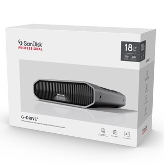 SanDisk Professional 18TB G-DRIVE Enterprise-Class USB 3.2 Gen 2 External Hard Drive (SDPHF1A-018T-SBAAD) ประกัน 3 ปี